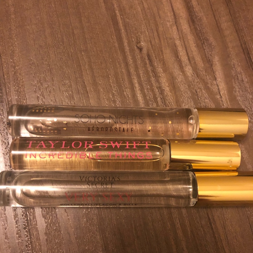 Three roller perfumes.